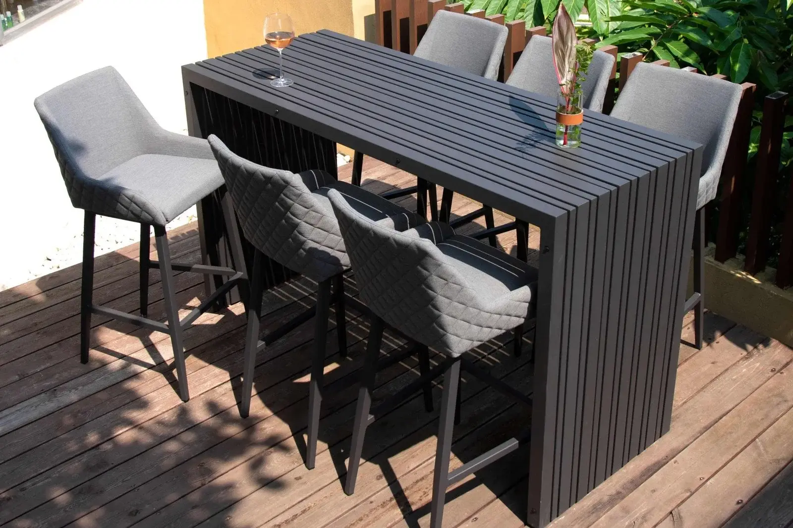 6 Seat Bar Table — Outdoor Dining Set outdoor furniture, view 2 | KCK.Outdoor