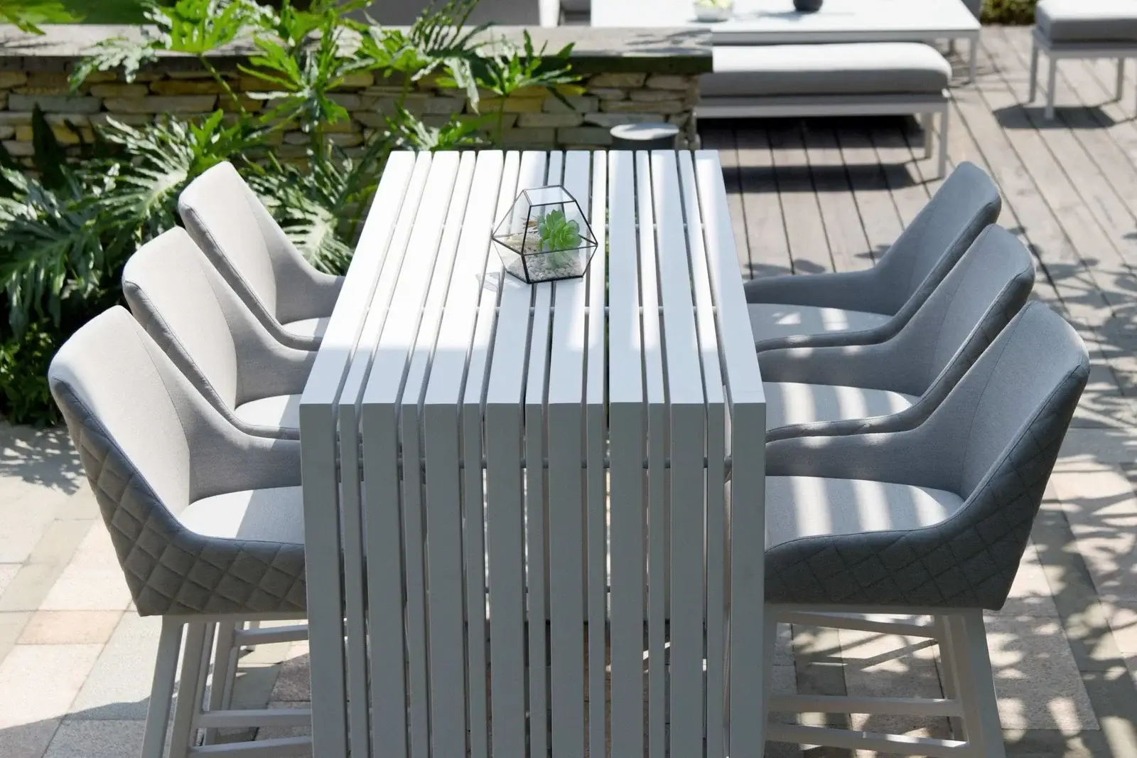 6 Seat Bar Table — Outdoor Dining Set outdoor furniture, view 3 | KCK.Outdoor