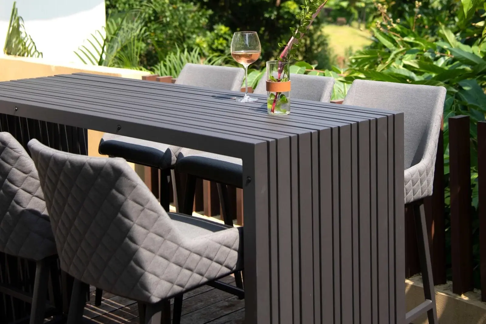 6 Seat Bar Table — Outdoor Dining Set outdoor furniture, view 4 | KCK.Outdoor