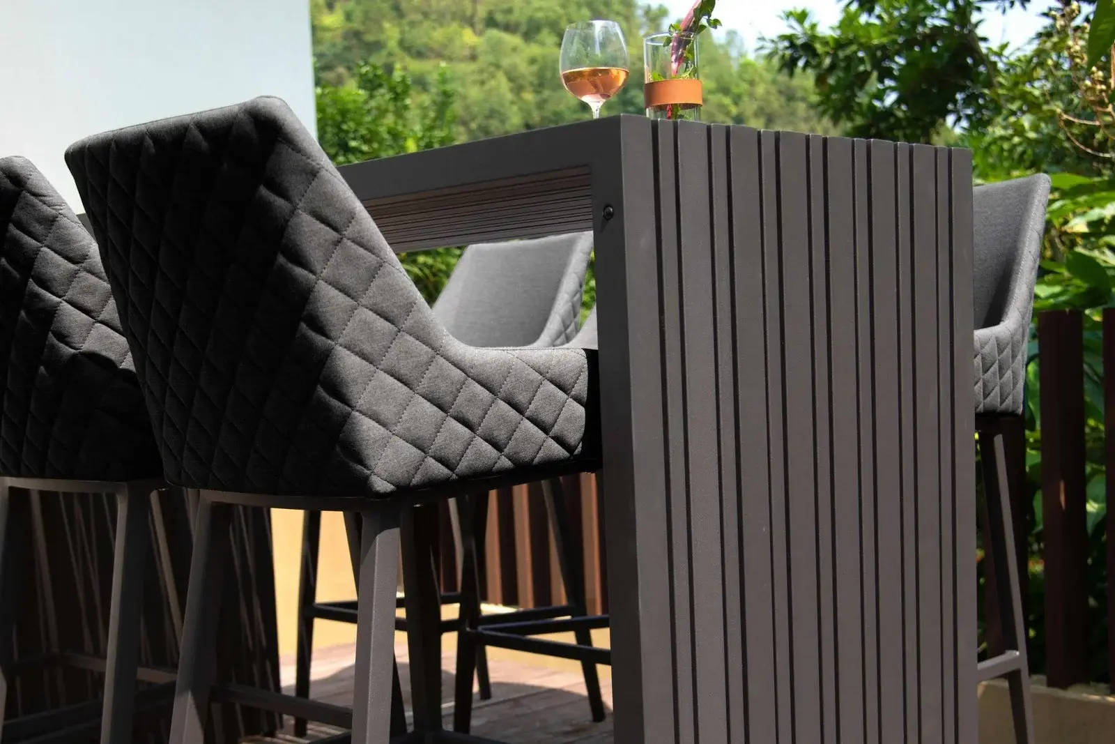 6 Seat Bar Table — Outdoor Dining Set outdoor furniture, view 7 | KCK.Outdoor