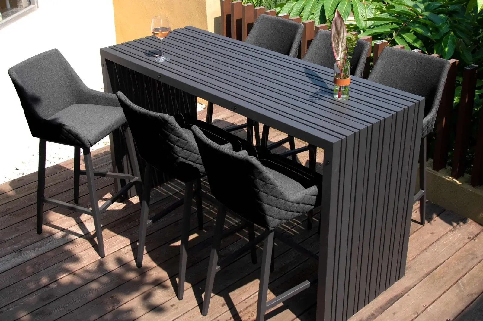 6 Seat Bar Table — Outdoor Dining Set outdoor furniture, view 9 | KCK.Outdoor