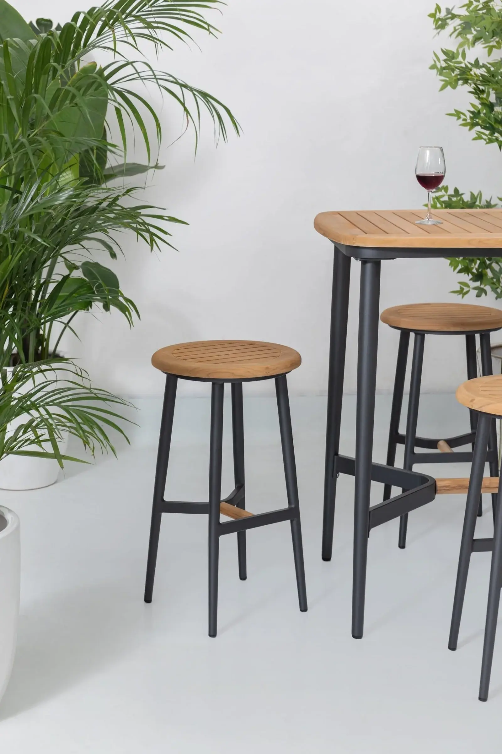 Bella Teak Retangular Bar Table — Outdoor Dining Set outdoor furniture, view 7 | KCK.Outdoor