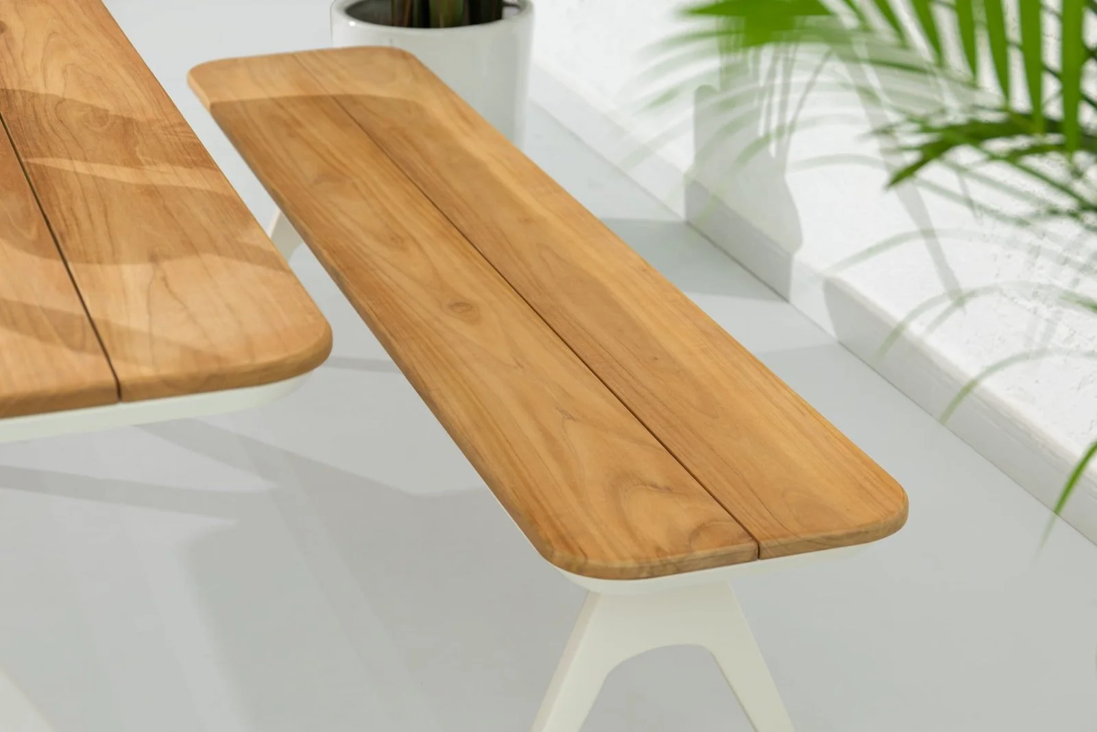 Atlanta Rectangular Dining Table 2benchs Set — View 11
