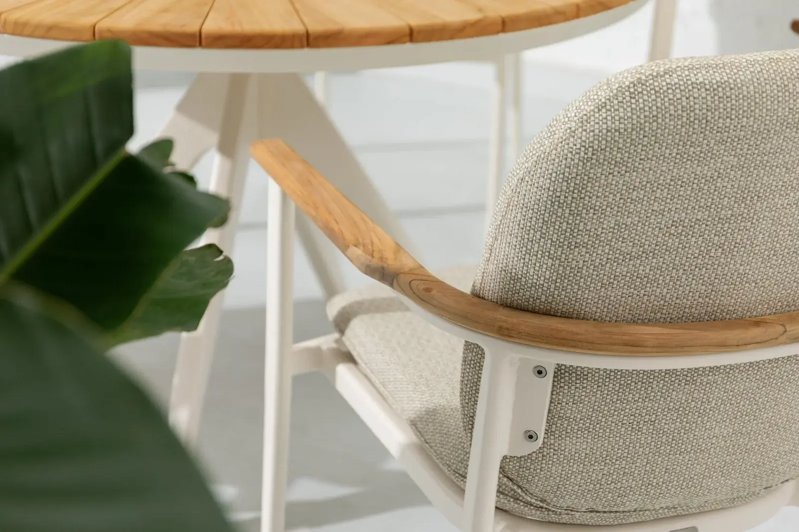 Atlanta Round Dining Table 4seats Set — Outdoor Dining Set outdoor furniture, view 2 | KCK.Outdoor