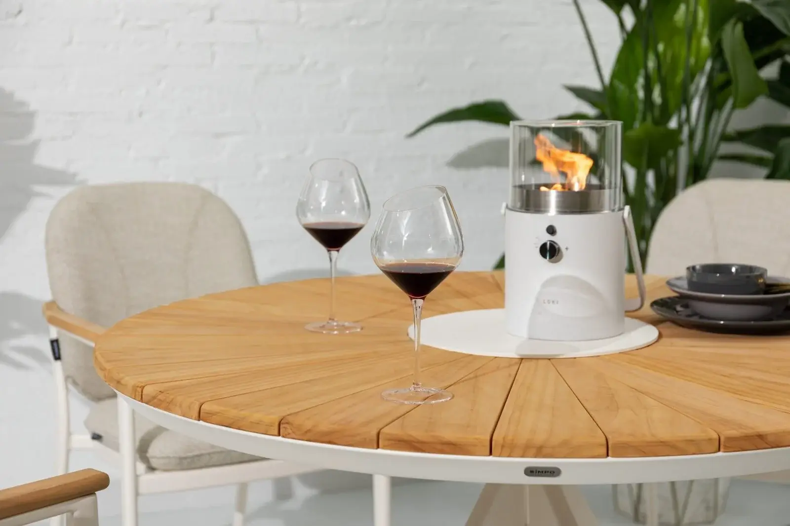Atlanta Round Dining Table 4seats Set — Outdoor Dining Set outdoor furniture, view 11 | KCK.Outdoor