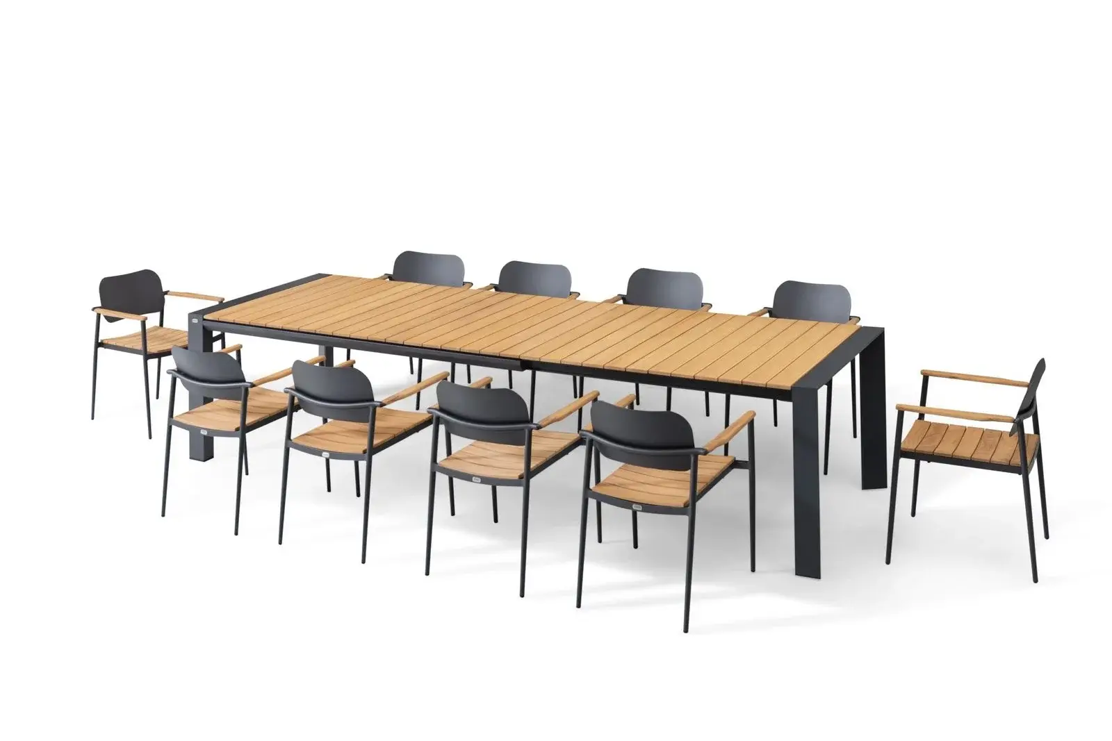 Noa Dining Extended Table 10seats Pier Set — Outdoor Dining Set outdoor furniture, view 11 | KCK.Outdoor