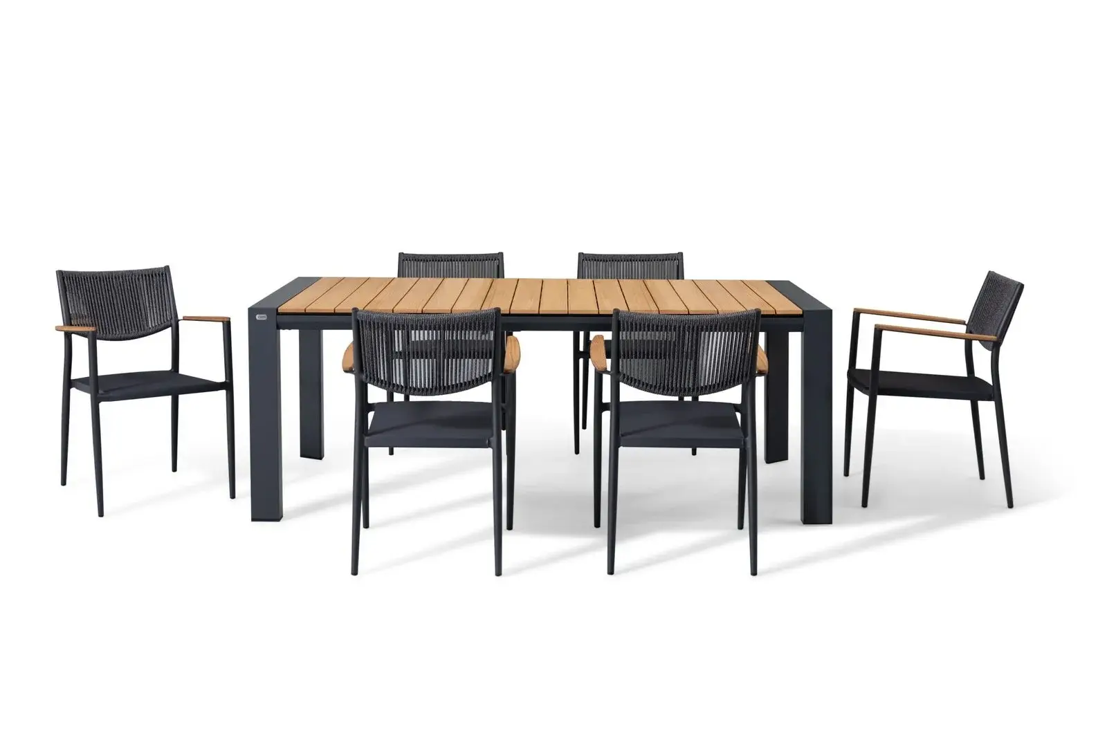 Noa Dining Extended Table 6seats Timmi Set — Outdoor Dining Set outdoor furniture, view 2 | KCK.Outdoor