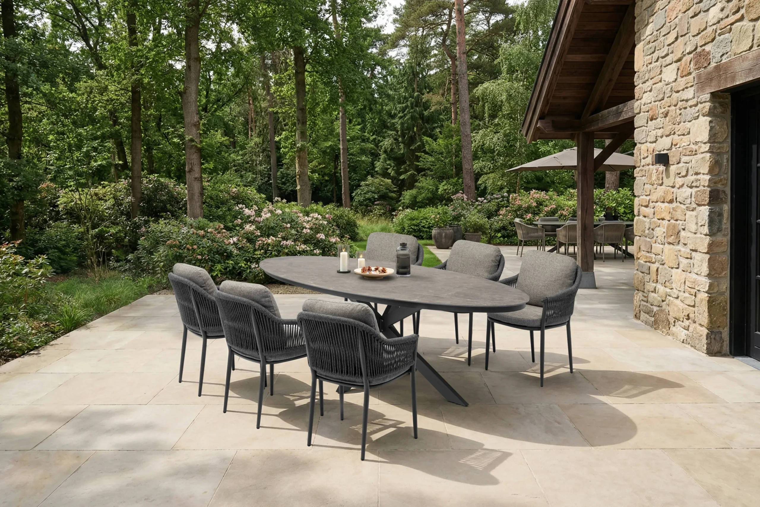 Ripple 6-Seat Outdoor Dining Set