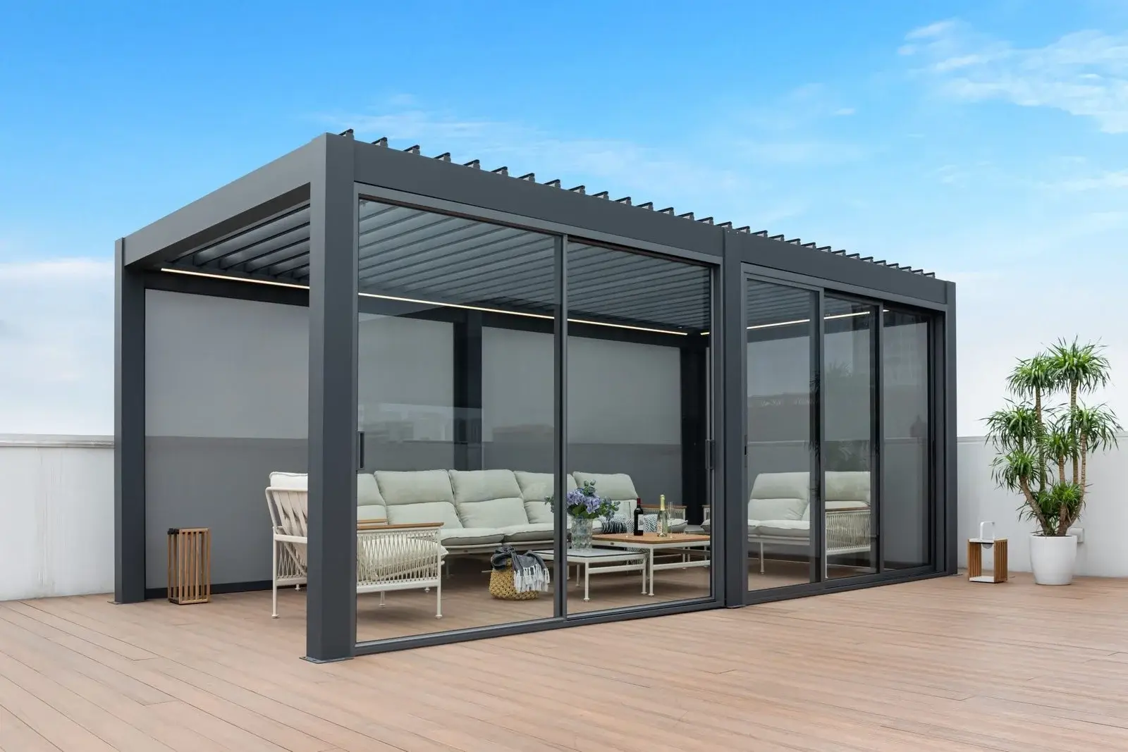 Slinding Glass — Outdoor Dining Set outdoor furniture, view 13 | KCK.Outdoor