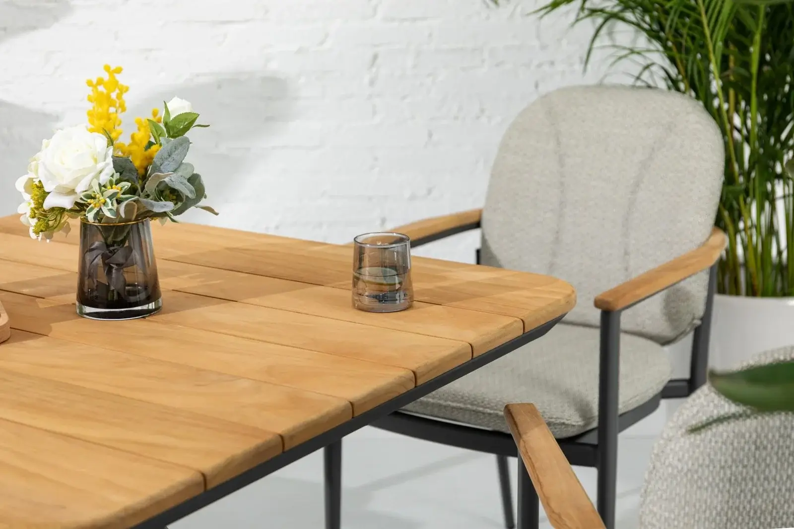 Suqare Dining Table 4seats Set — Outdoor Dining Set outdoor furniture, view 4 | KCK.Outdoor