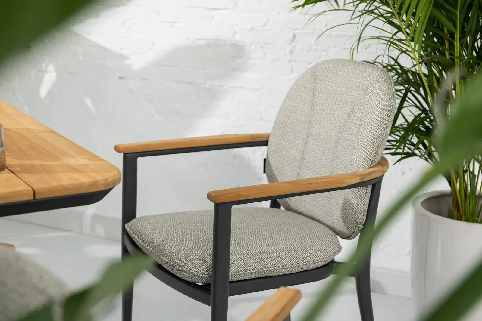 Suqare Dining Table 4seats Set — Outdoor Dining Set outdoor furniture, view 7 | KCK.Outdoor