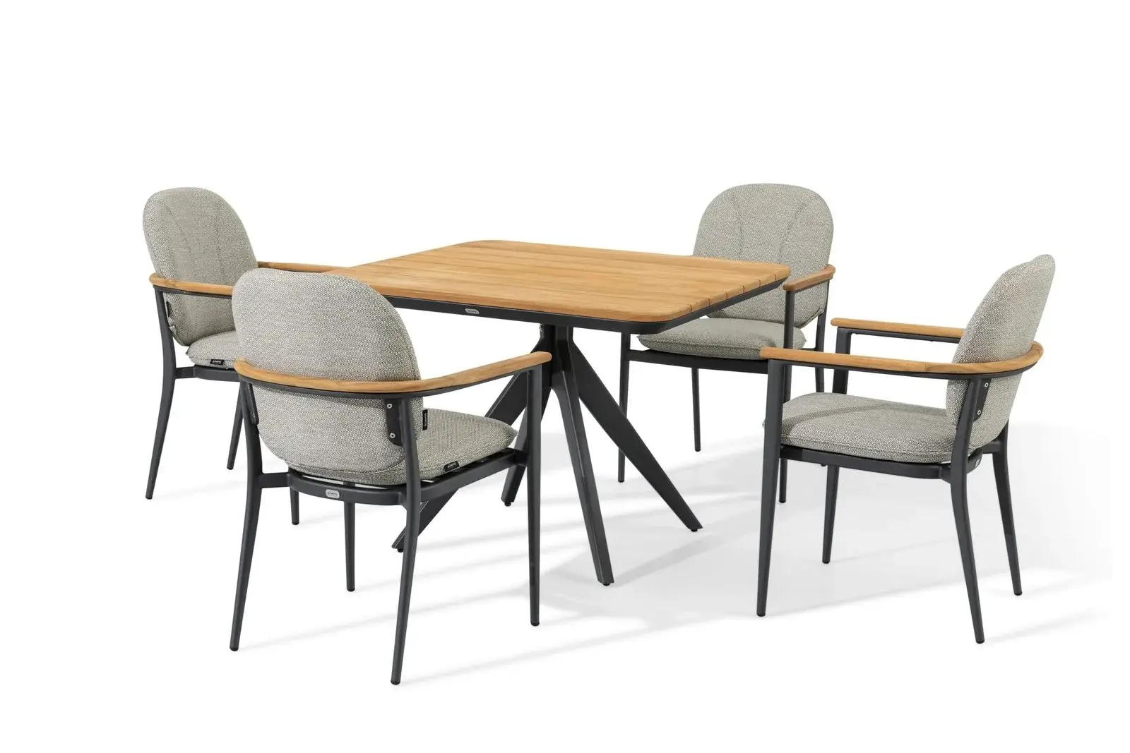 Suqare Dining Table 4seats Set — Outdoor Dining Set outdoor furniture, view 11 | KCK.Outdoor