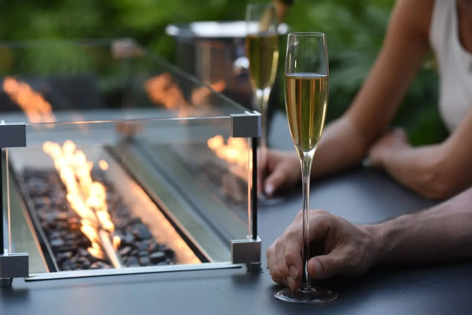 Fire Pit Bar Table — Outdoor BBQ Grill outdoor furniture, view 5 | KCK.Outdoor