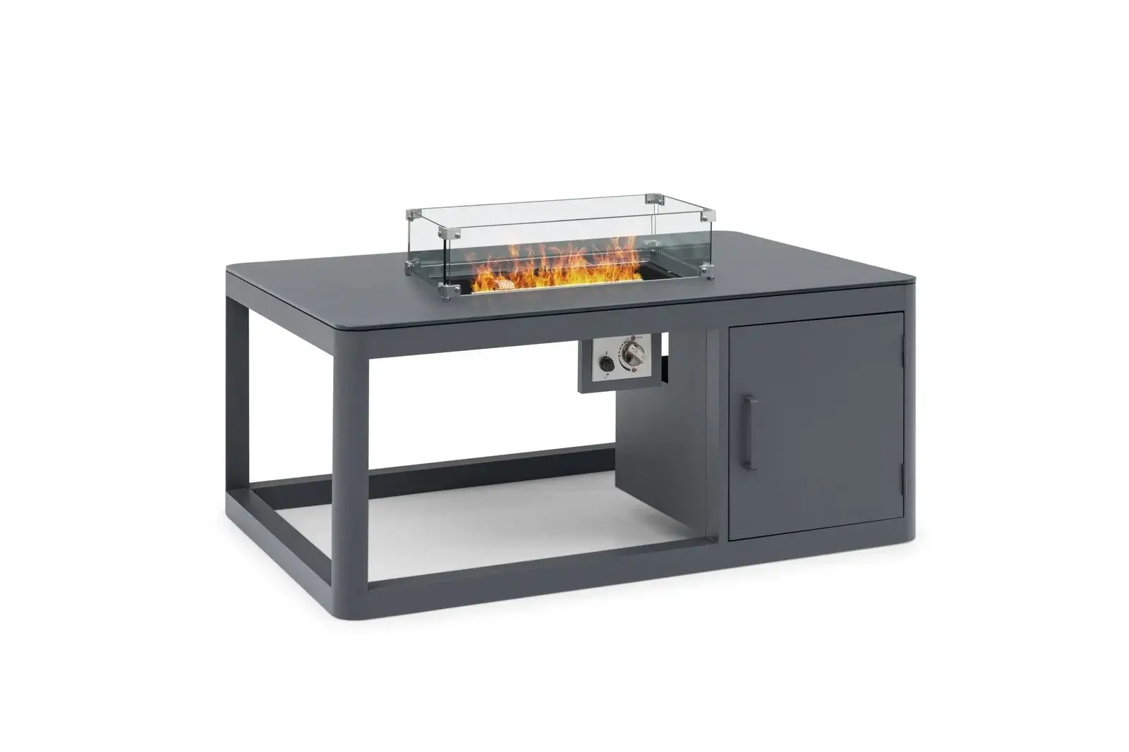 Retangular Firepit Table — Outdoor BBQ Grill outdoor furniture, view 2 | KCK.Outdoor