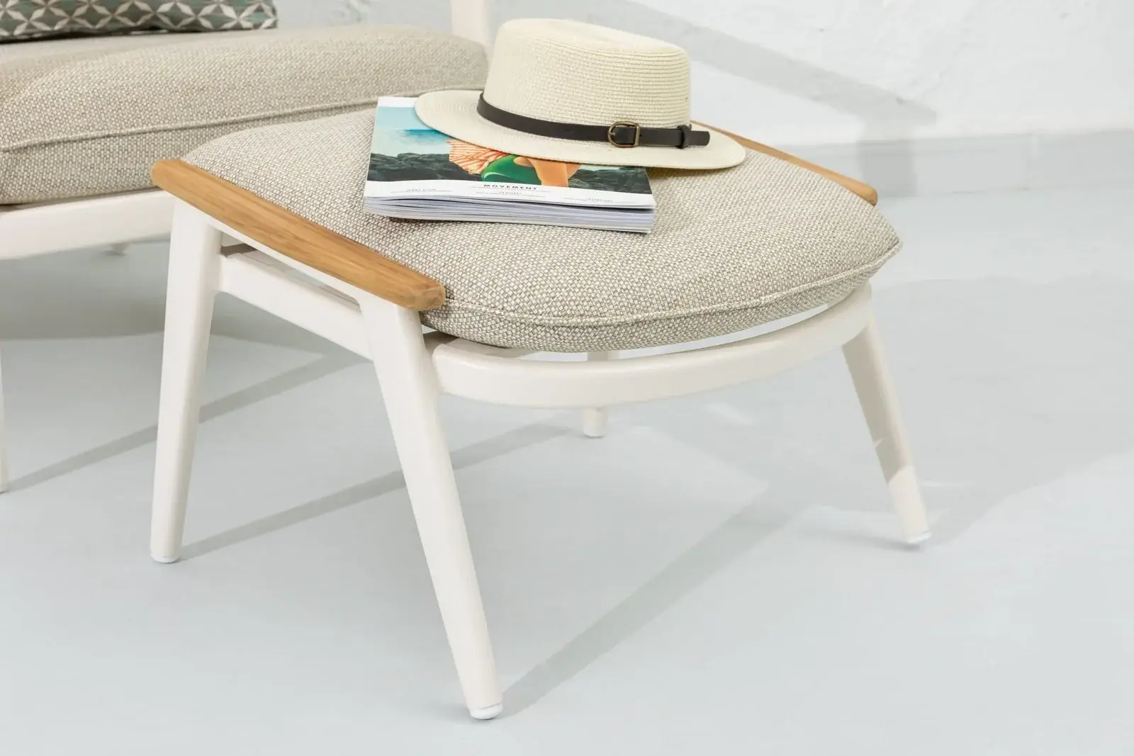 Atlanta Double Armchair Footstool Set A — The Lounge Chair outdoor furniture, view 9 | KCK.Outdoor