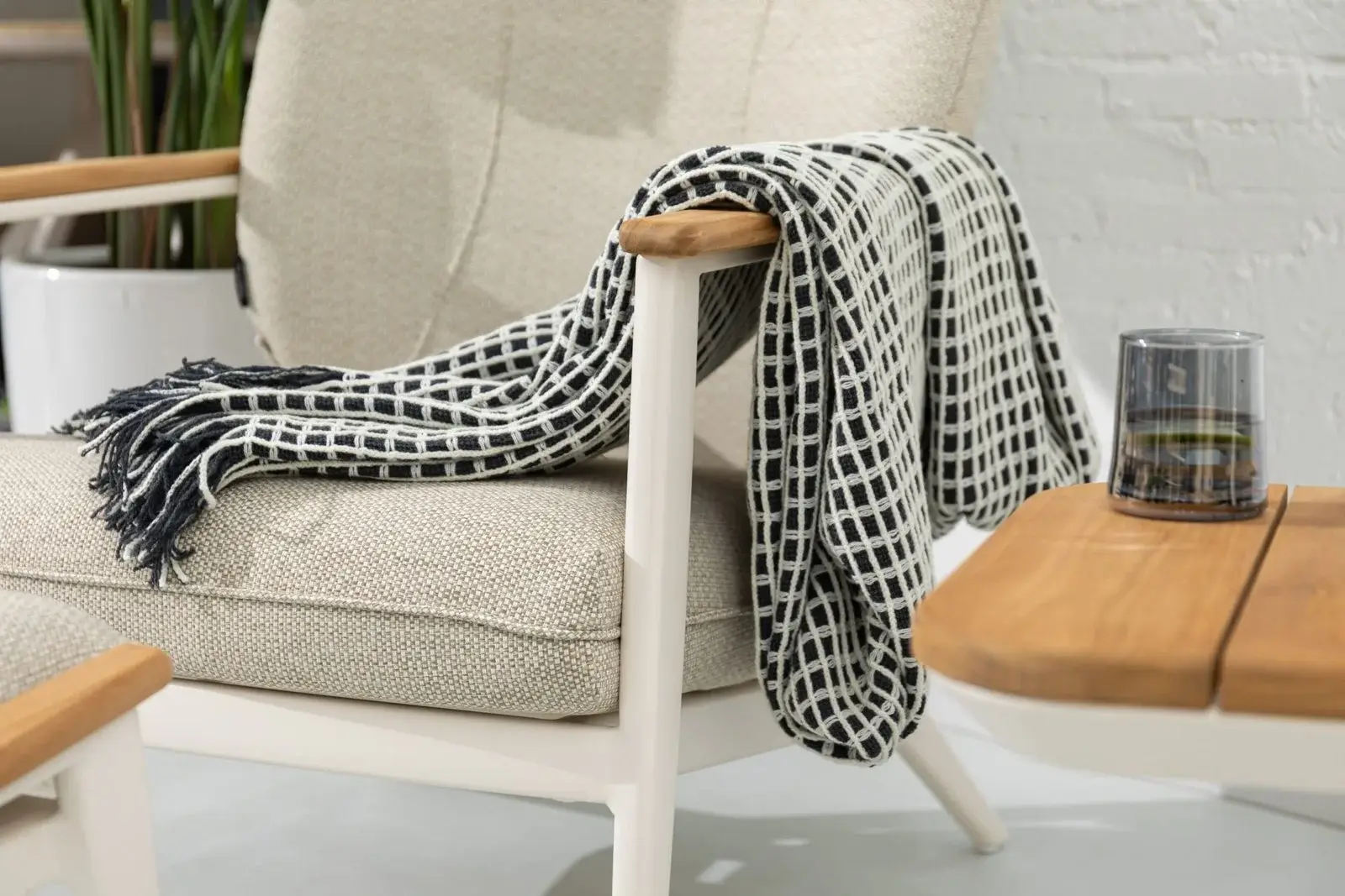Atlanta Double Armchair Footstool Set A — The Lounge Chair outdoor furniture, view 12 | KCK.Outdoor