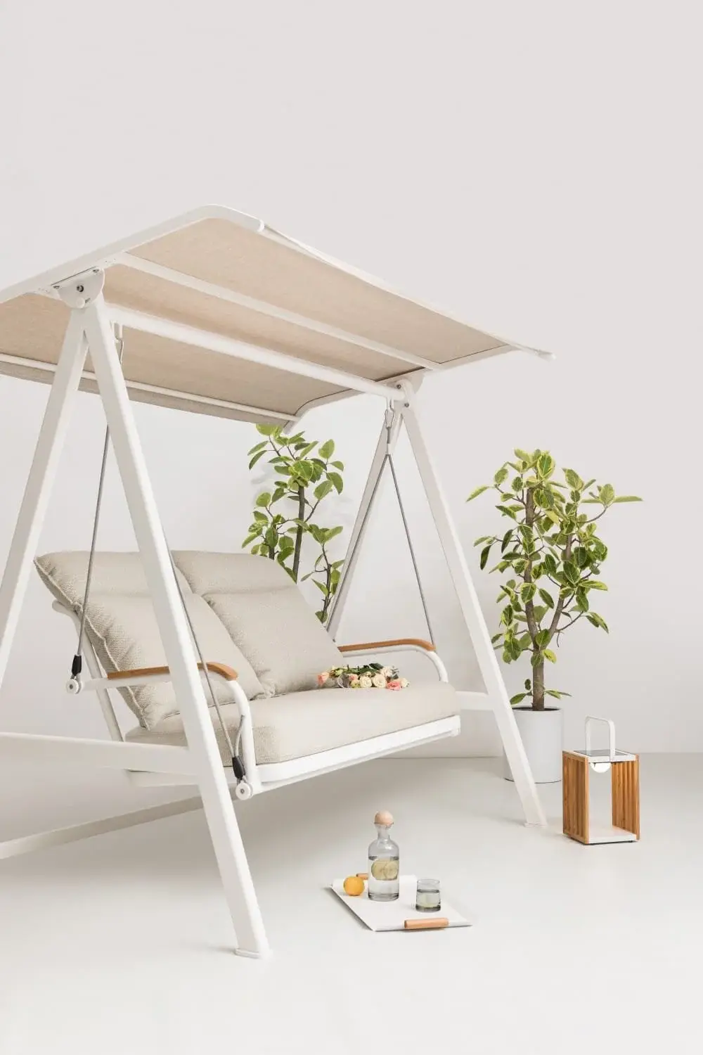 Luxury Outdoor Swing Chair With Aluminum Frame — The Lounge Chair outdoor furniture, view 5 | KCK.Outdoor