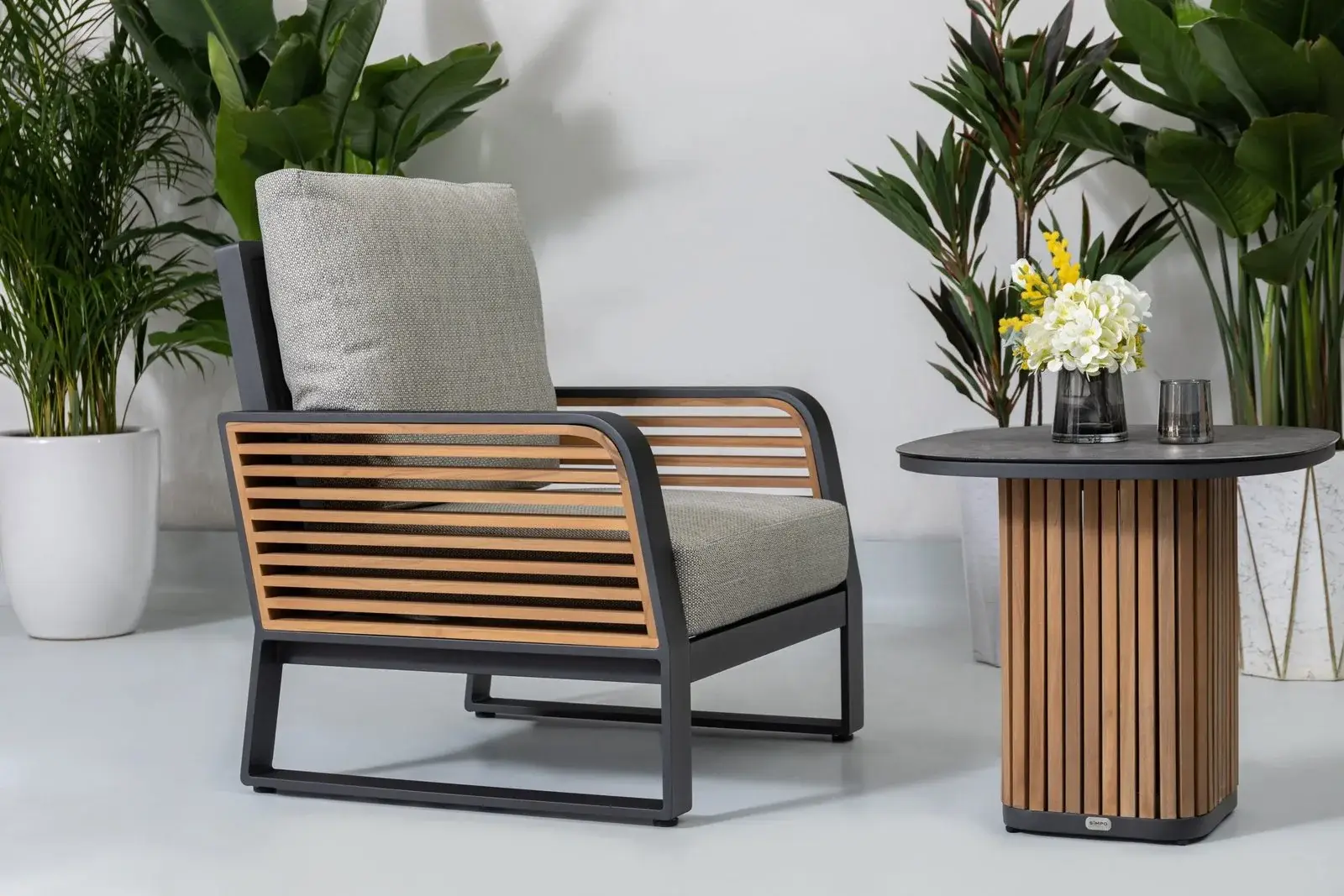 Yacht Teak 2seats Sofa — The Lounge Chair outdoor furniture, view 8 | KCK.Outdoor