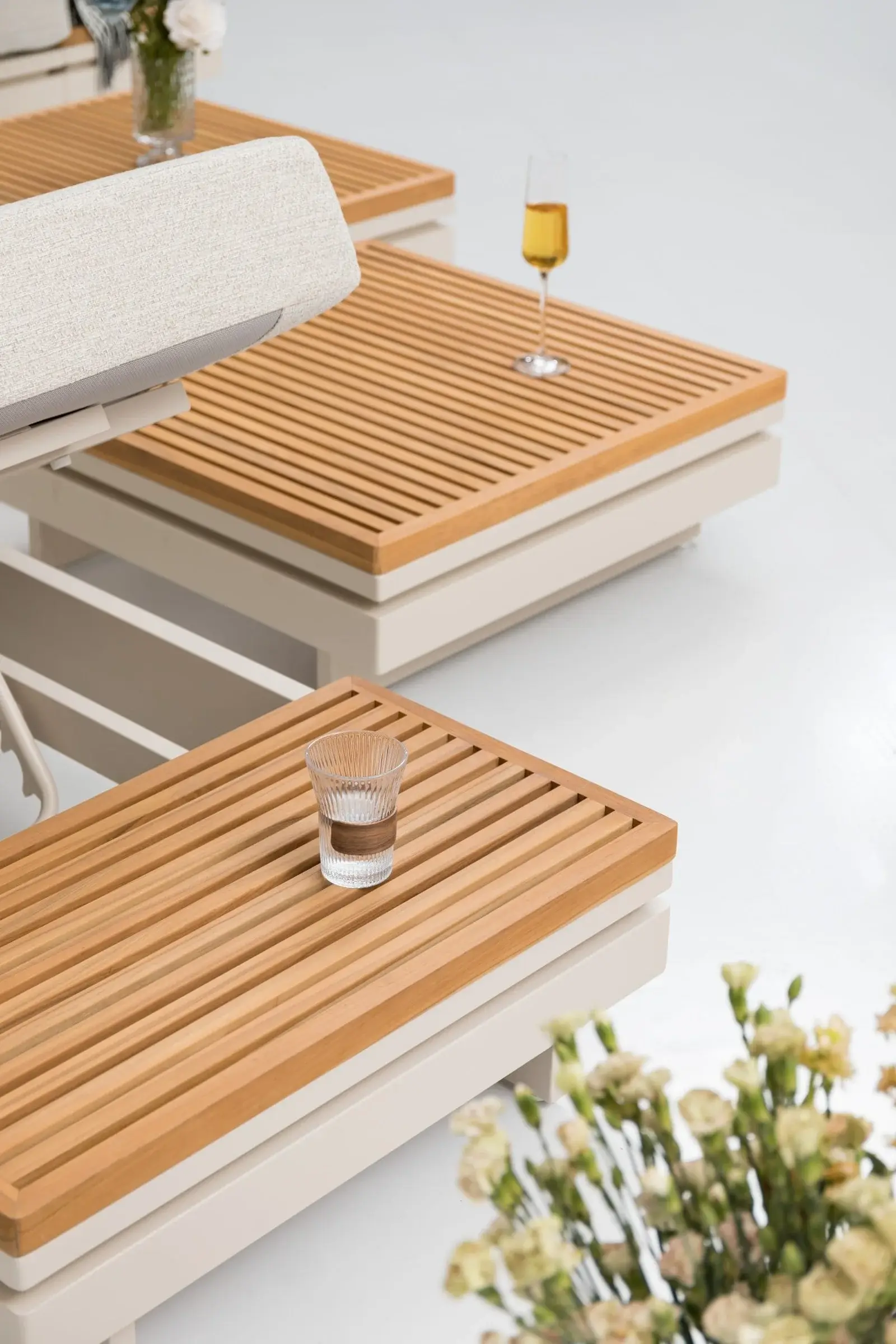 Element Teak Coffee Table — Outdoor Kitchen outdoor furniture, view 2 | KCK.Outdoor