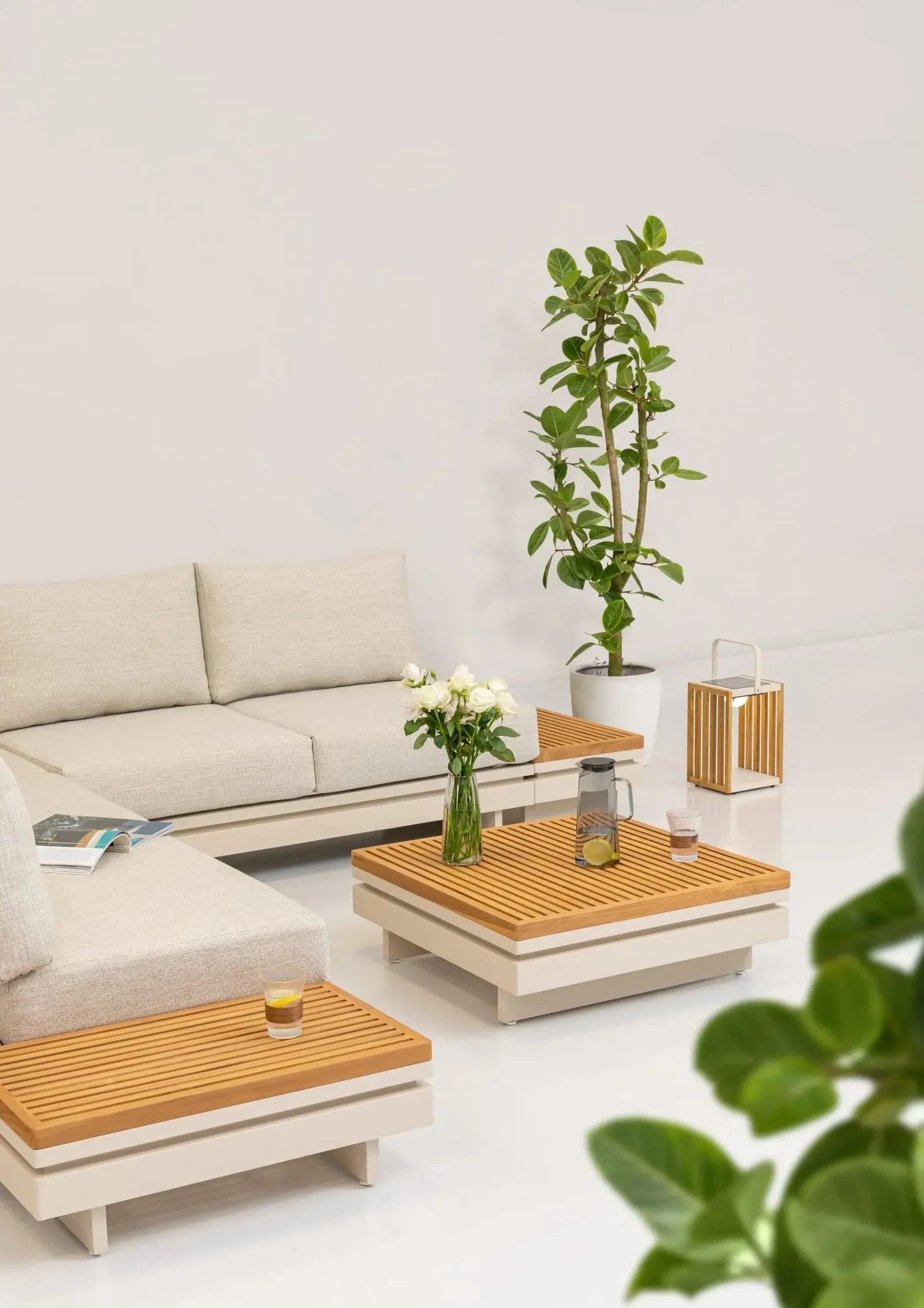 Element Teak Coffee Table — Outdoor Kitchen outdoor furniture, view 5 | KCK.Outdoor