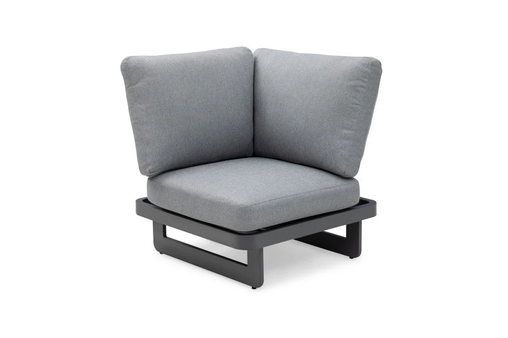 Luxury Outdoor Sofa Set With Stone Coffee Table — View 6