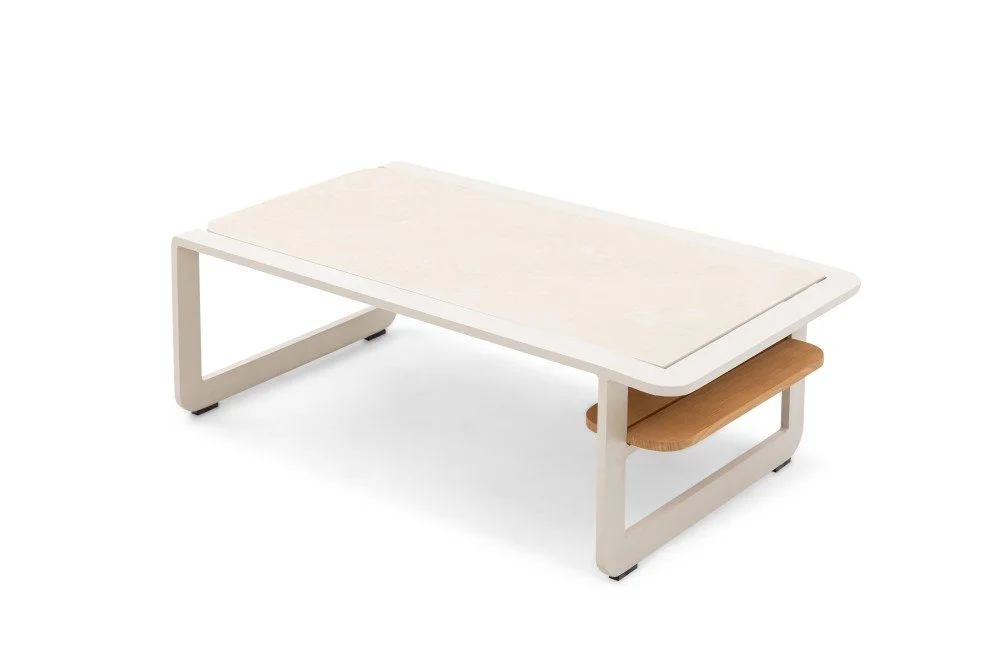 Modular Outdoor Sofa Set With Sintered Stone Table — View 5