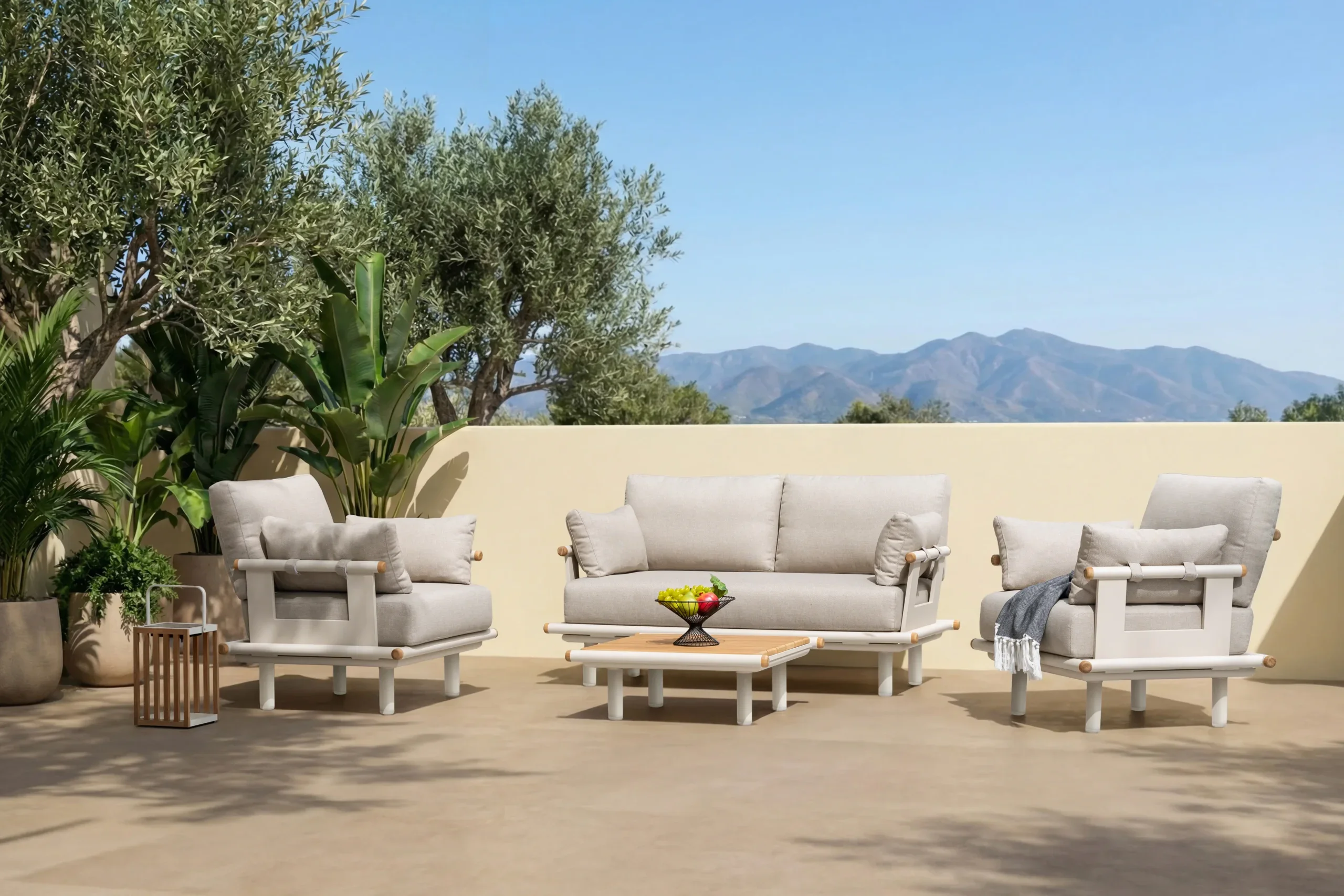 Astrid 2-Seat Outdoor Sofa Set