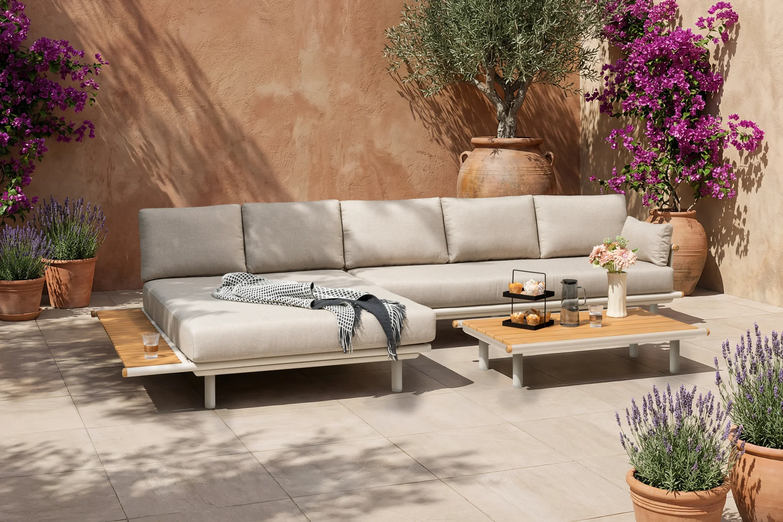 Astrid Outdoor Sofa Lounge Set — View 7