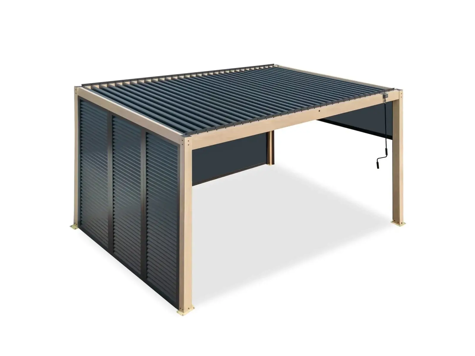 Louver Wall For Pergola — The Lounge Set outdoor furniture, view 2 | KCK.Outdoor