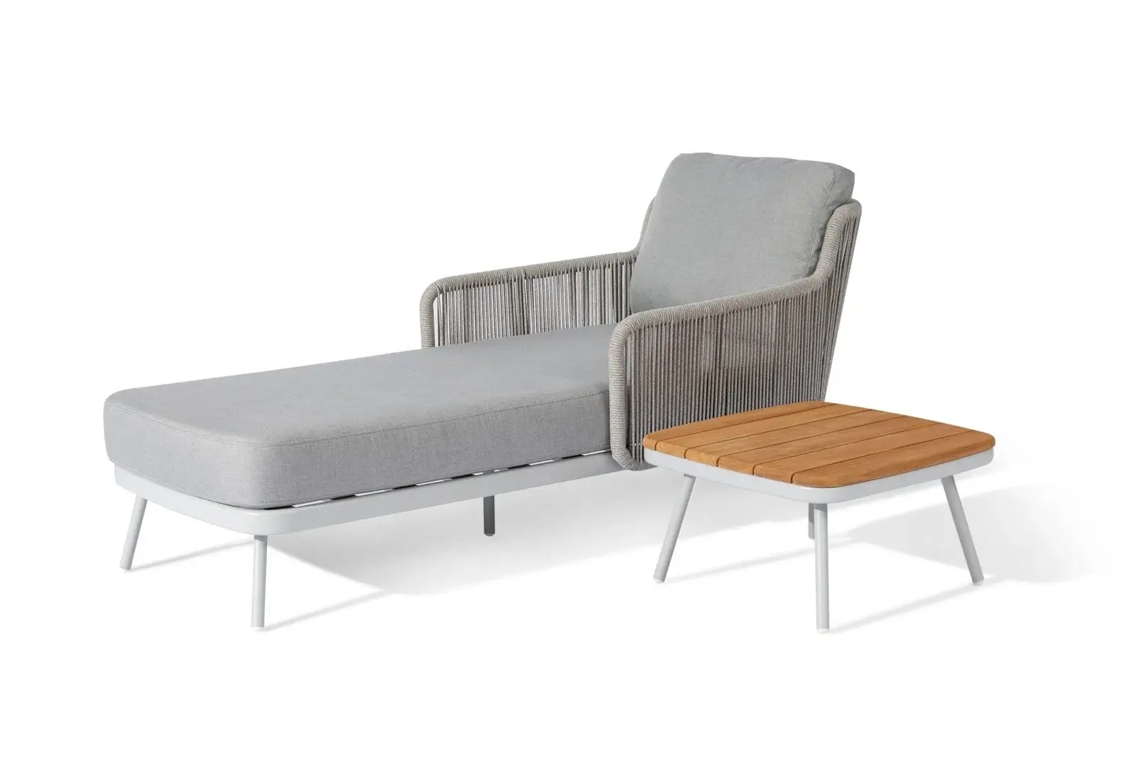 Toma Rope Sunlounger — The Lounge Set outdoor furniture, view 2 | KCK.Outdoor